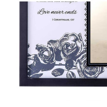 New design wholesale custom wood Frame Record the wedding declaration wedding photo frame for souvenir